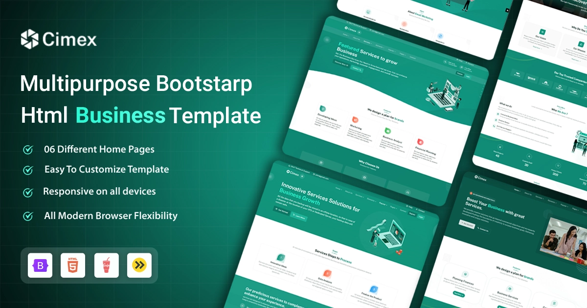 Cimex - Multipurpose Business Consulting Bootstrap HTML Template