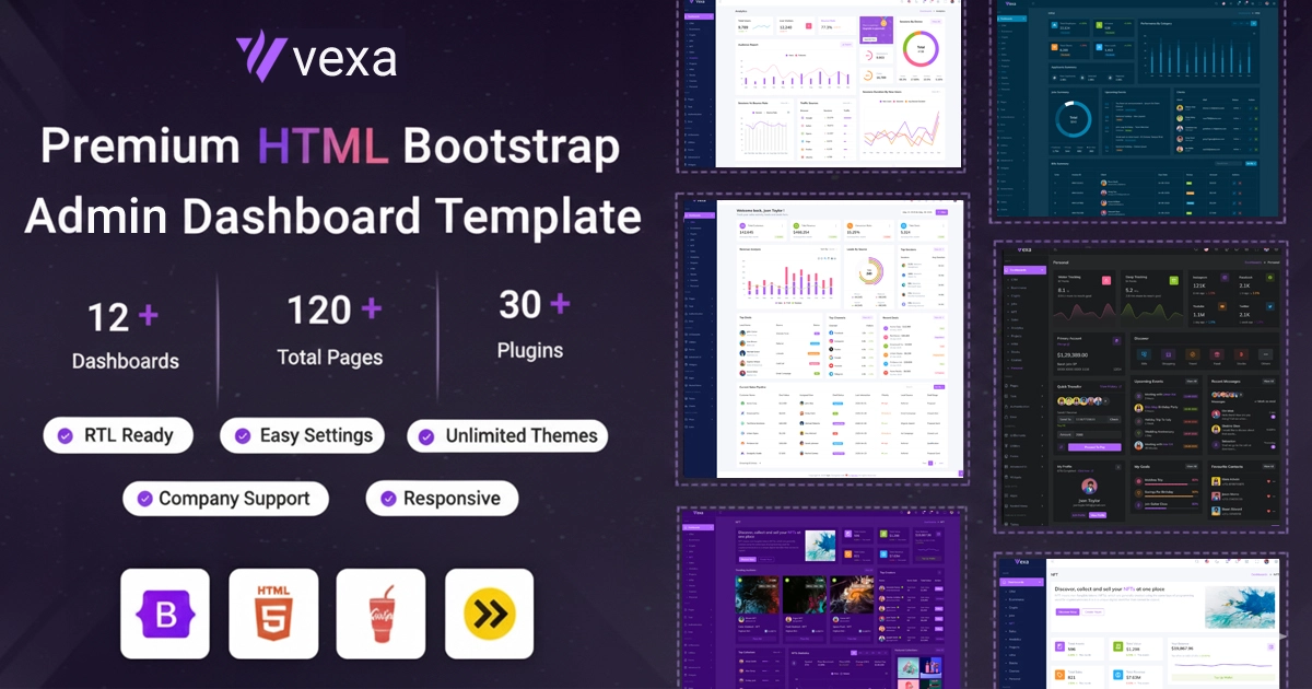 Vexa Html Admin Template