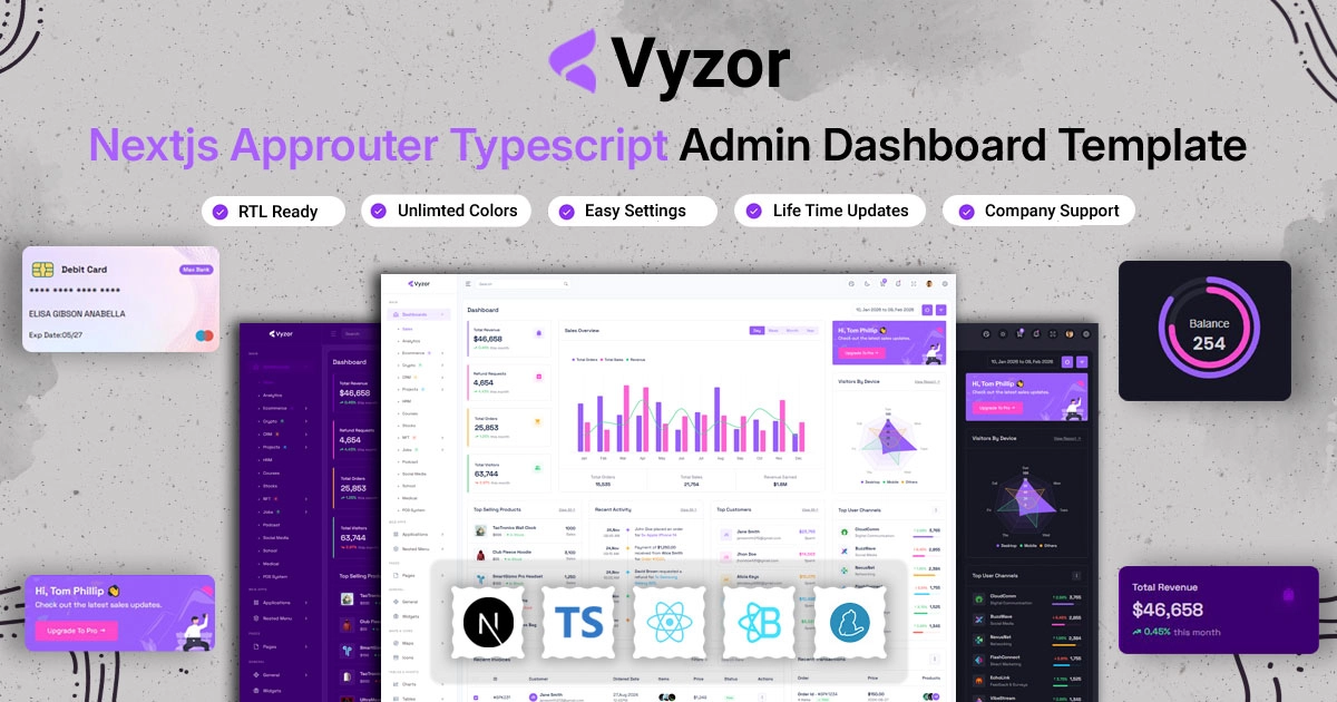 Vyzor Nextjs Admin Template
