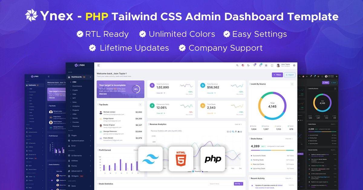 Ynex Admin Template