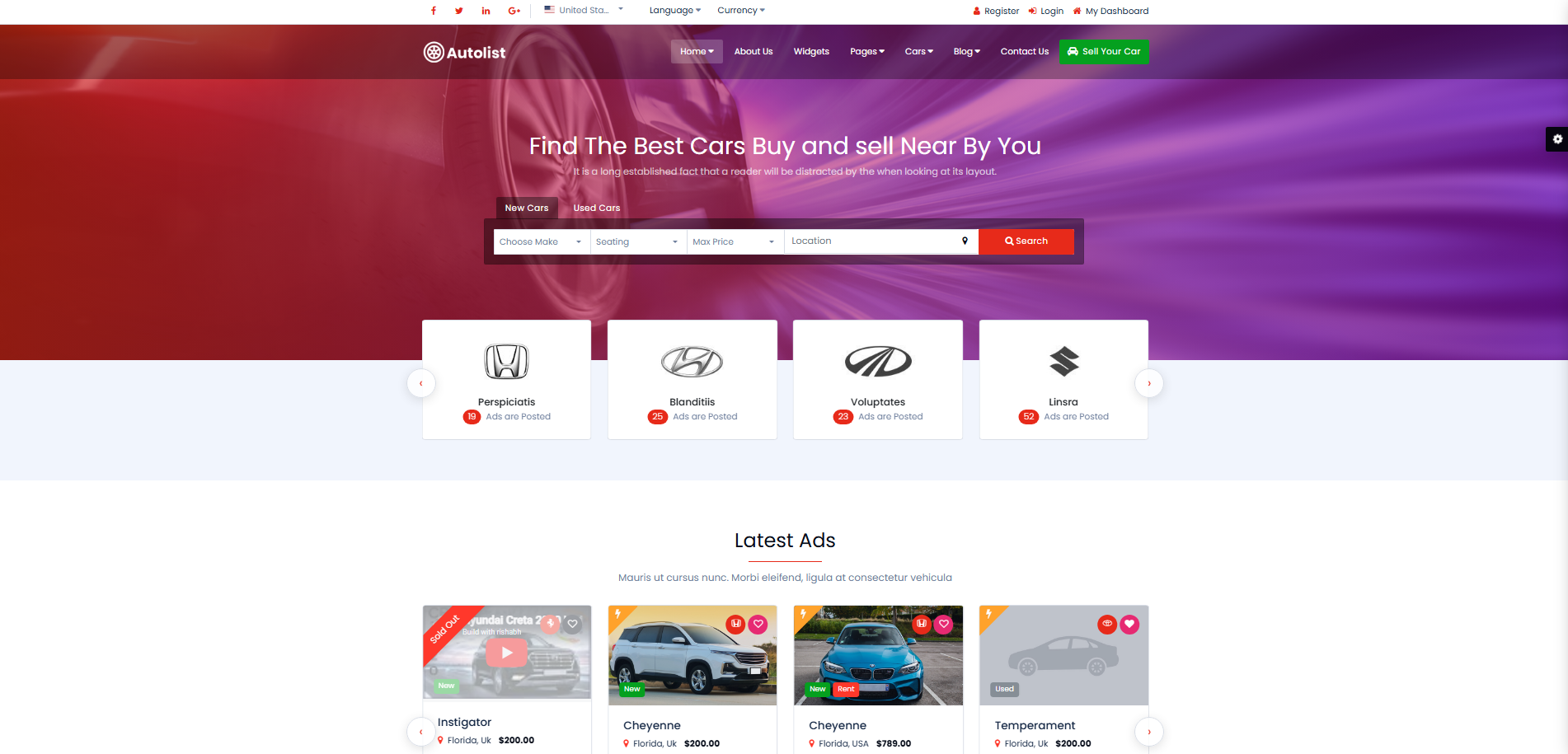 Classifieds Html Template