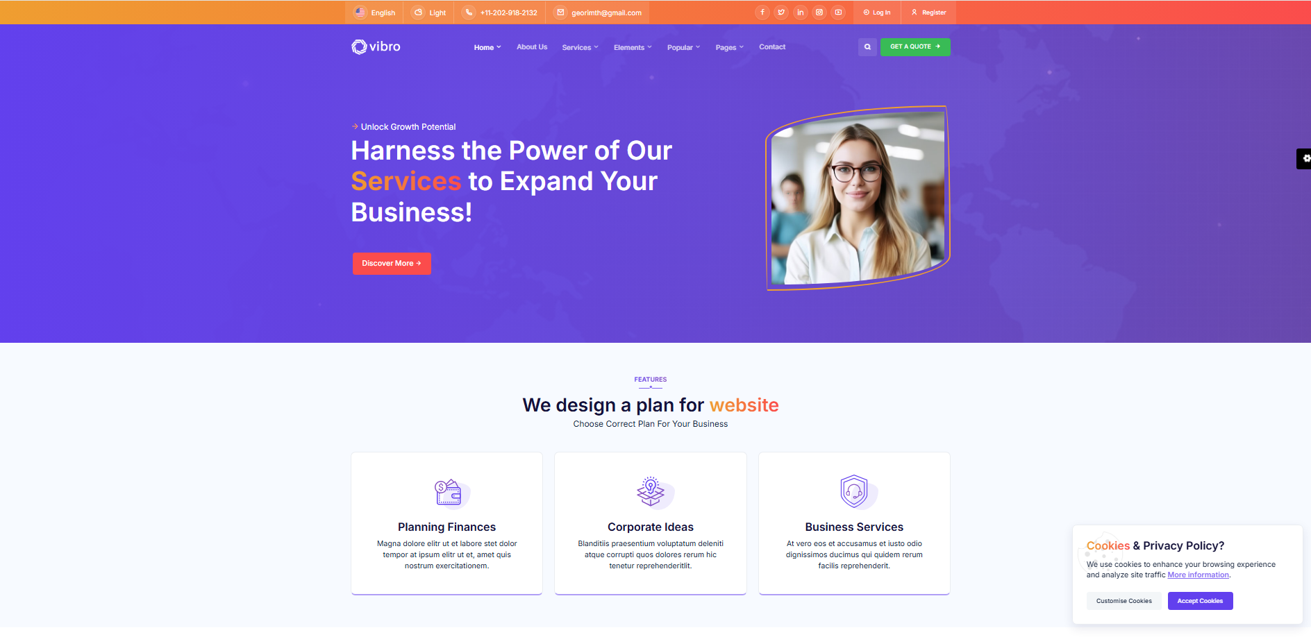 Consulting Website Template